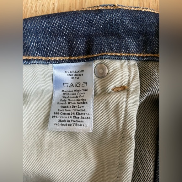 Everlane Jeans Slim 35x32 - Picture 5 of 5